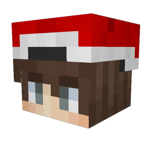 MartyMcFlyJr Minecraft avatar head, 3D render