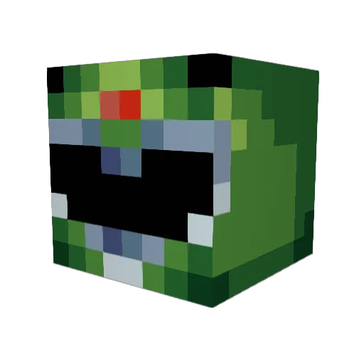 MartyMilkers Minecraft avatar head, 3D render