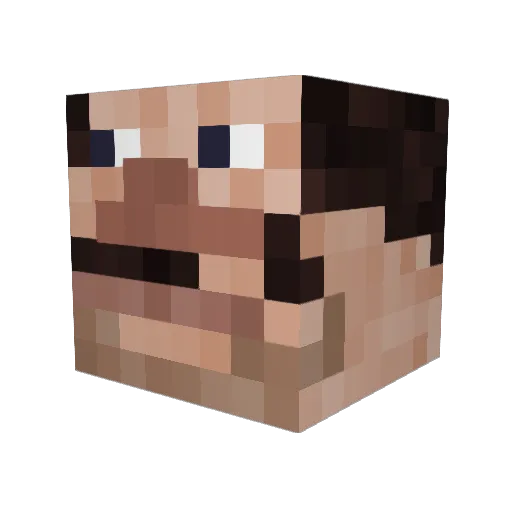 MartyTF Minecraft avatar head, 3D render