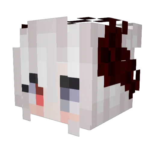 MartyriumX Minecraft avatar head, 3D render
