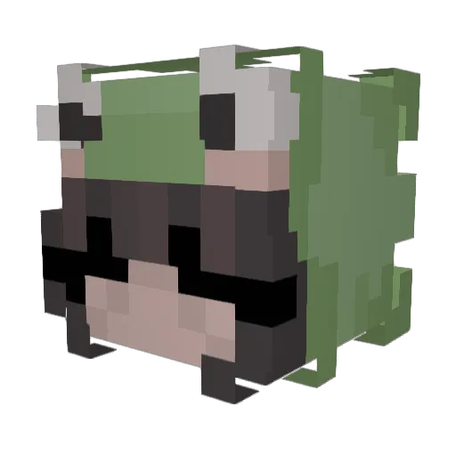 Martywhy Minecraft avatar head, 3D render