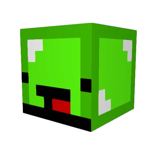 Maru0904 Minecraft avatar head, 3D render
