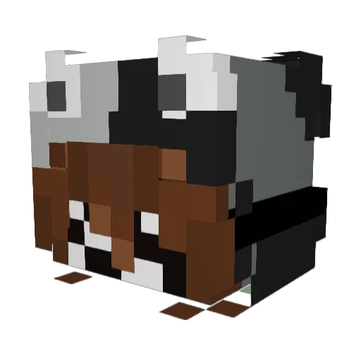 Maruchan3616 Minecraft avatar head, 3D render