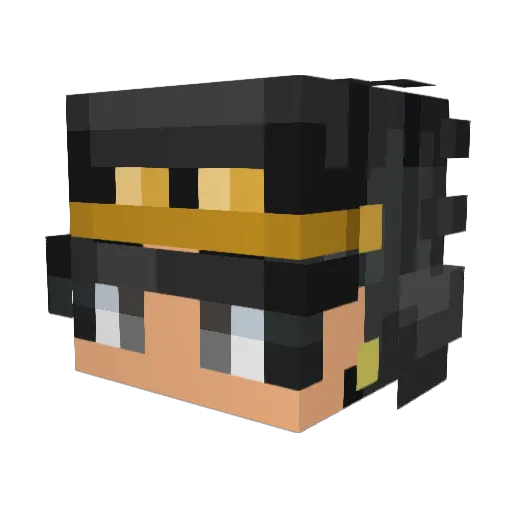 Maruchan98 Minecraft avatar head, 3D render