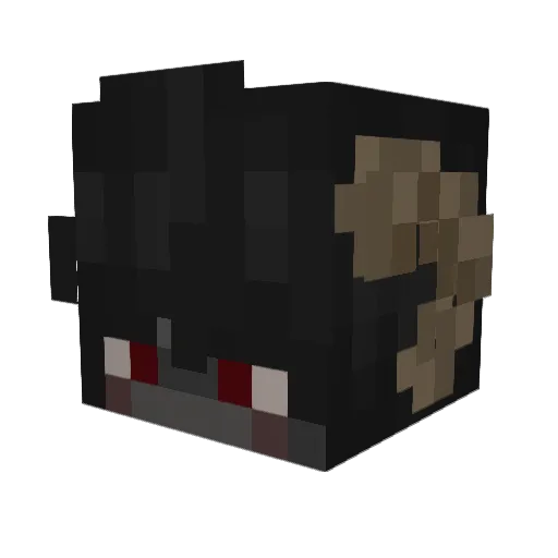 Maruchuuu_ Minecraft avatar head, 3D render