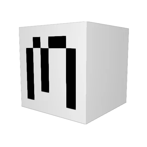 Maruidosomething Minecraft avatar head, 3D render