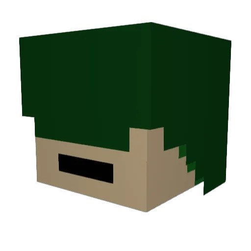 Marukoarts Minecraft avatar head, 3D render