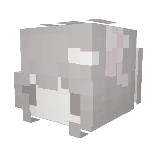Marupeng_ Minecraft avatar head, 3D render