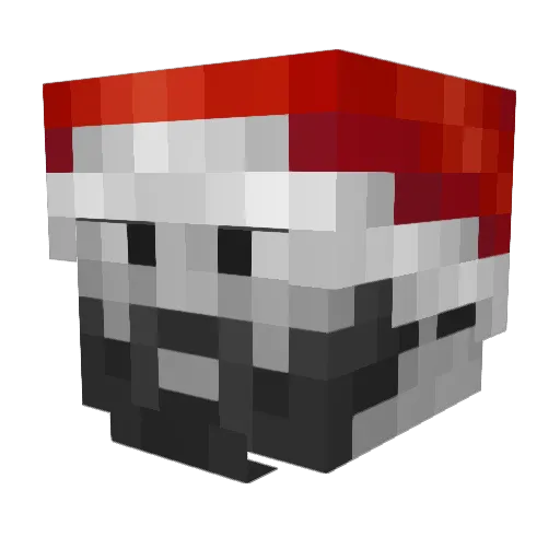 Marutetstu Minecraft avatar head, 3D render