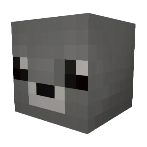 Marvarel Minecraft avatar head, 3D render