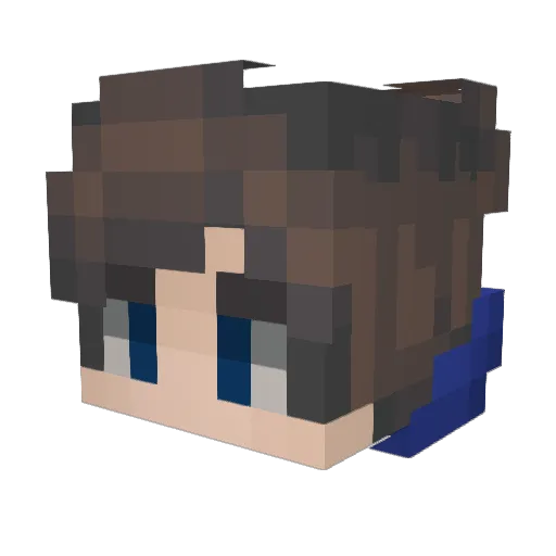 MarvelFreak2012 Minecraft avatar head, 3D render
