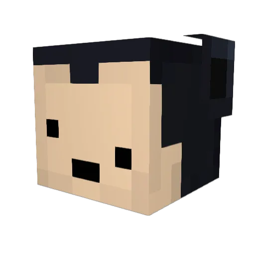 Marvel_Prime Minecraft avatar head, 3D render