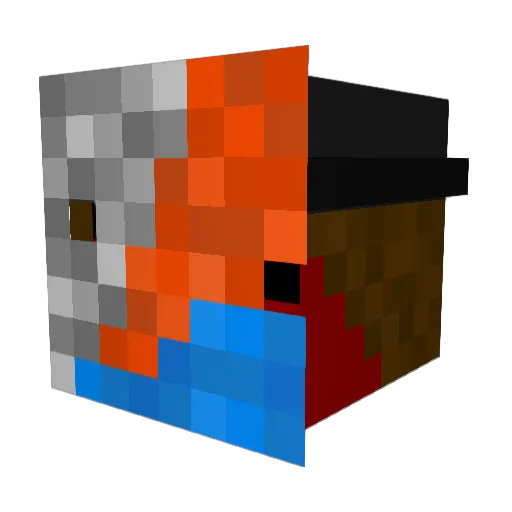 Marvellous_Sushi Minecraft avatar head, 3D render