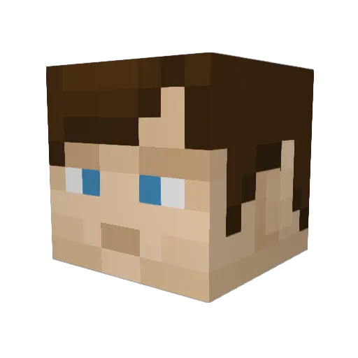 Marvelman316 Minecraft avatar head, 3D render