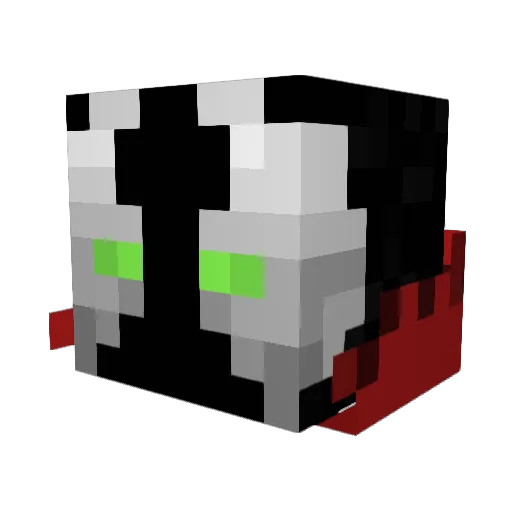 Marvicq Minecraft avatar head, 3D render