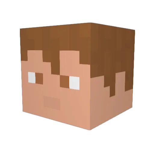 Marvin59935 Minecraft avatar head, 3D render