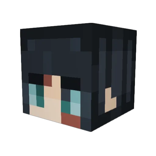 Marvin707 Minecraft avatar head, 3D render