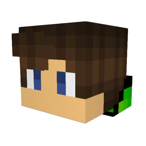 Marvin_201 Minecraft avatar head, 3D render