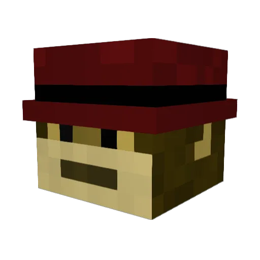 Marvin_Buechner Minecraft avatar head, 3D render
