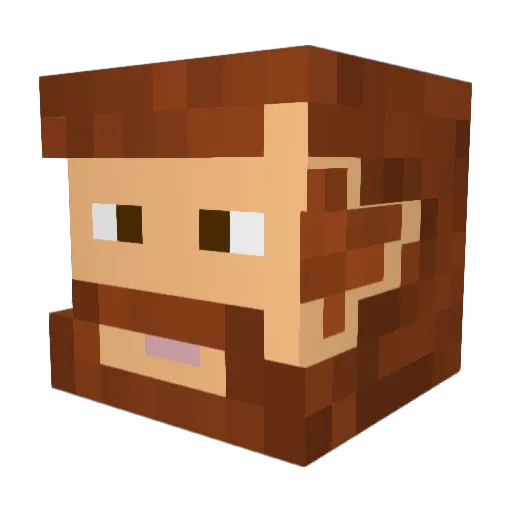 Marvman969 Minecraft avatar head, 3D render