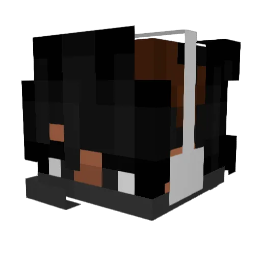 MarxMX Minecraft avatar head, 3D render