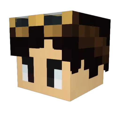 Marx_Gamer Minecraft avatar head, 3D render