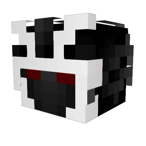 MarxismePrime Minecraft avatar head, 3D render