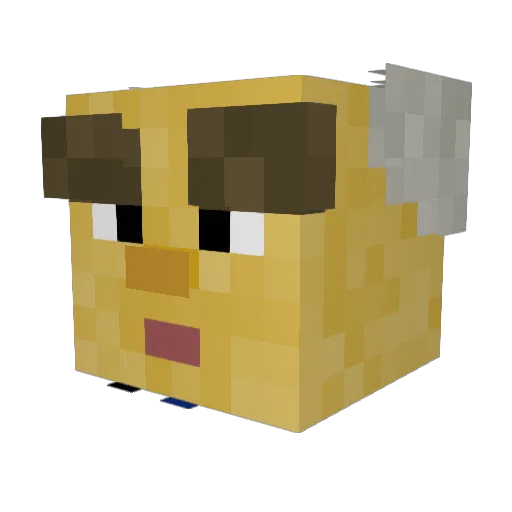 Marxit_octopus Minecraft avatar head, 3D render