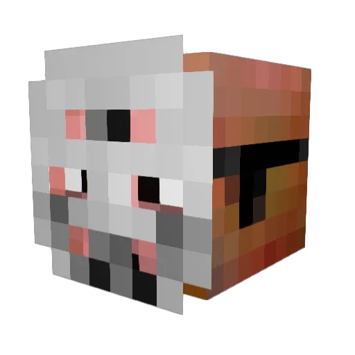 MarxivaN Minecraft avatar head, 3D render