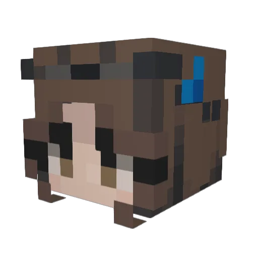 Marxx6624 Minecraft avatar head, 3D render