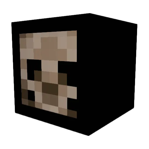 MaryJo Minecraft avatar head, 3D render