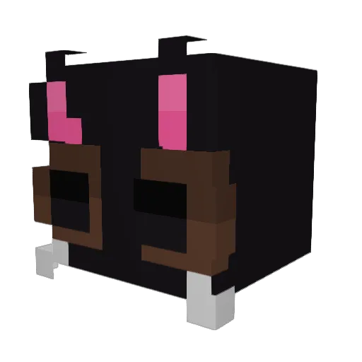 Mary_067 Minecraft avatar head, 3D render