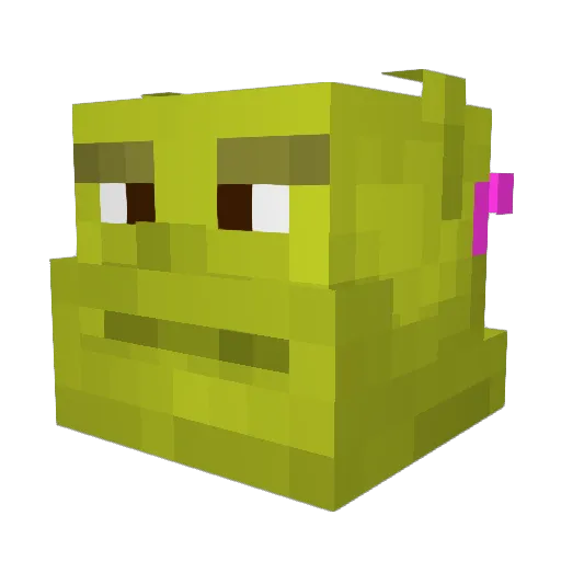 Maryconso Minecraft avatar head, 3D render
