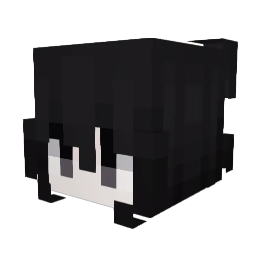 Maryfrn Minecraft avatar head, 3D render