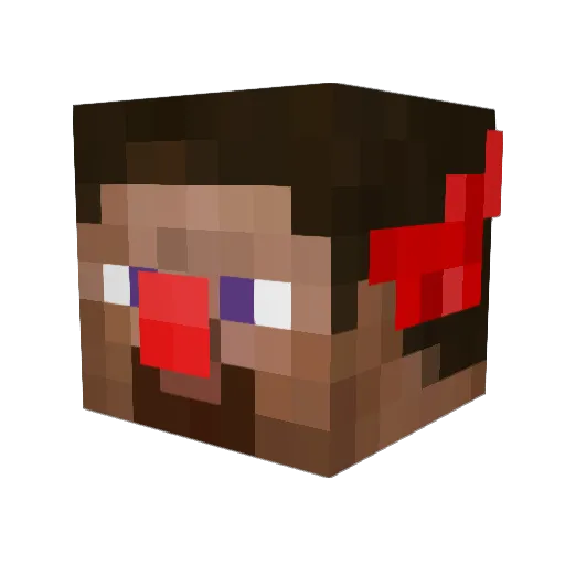 Maryo3010 Minecraft avatar head, 3D render