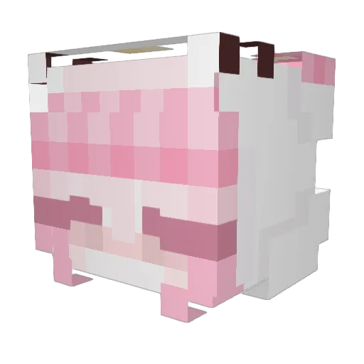 MarysiaGames Minecraft avatar head, 3D render