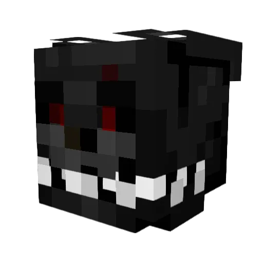 Marythecat1 Minecraft avatar head, 3D render