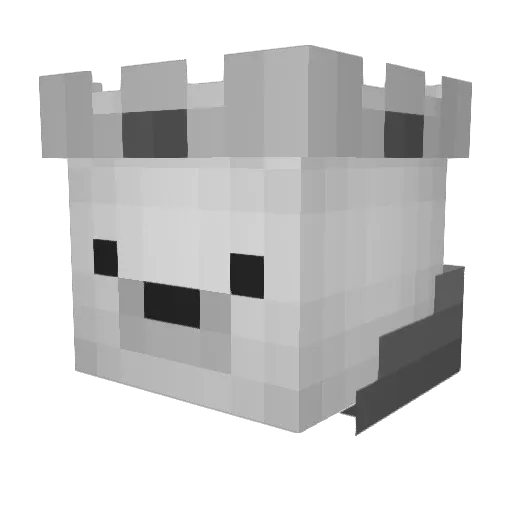 Marz1234 Minecraft avatar head, 3D render