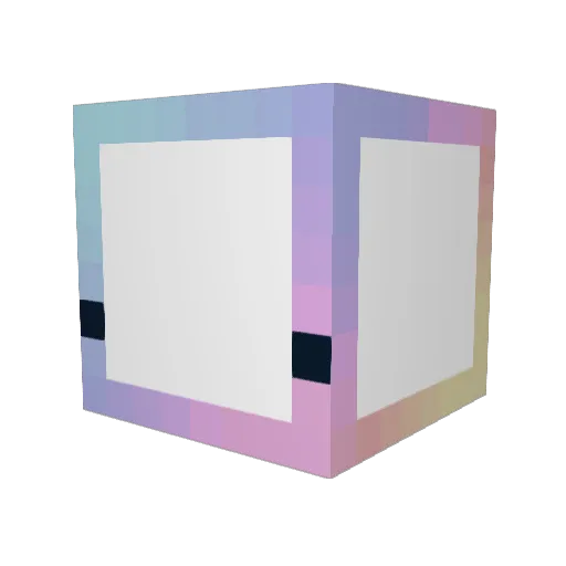 Marz6_4 Minecraft avatar head, 3D render