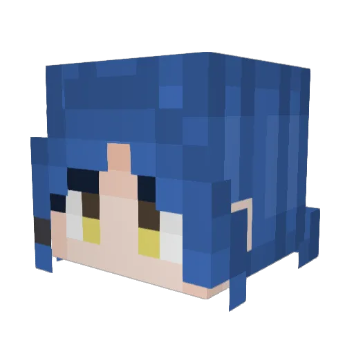 Marz_24 Minecraft avatar head, 3D render