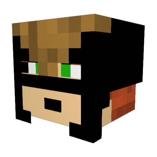 Marzipan_64 Minecraft avatar head, 3D render