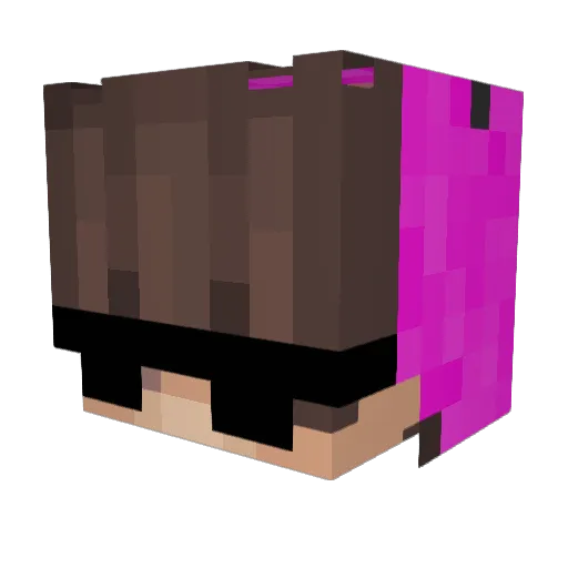 MarzlMK Minecraft avatar head, 3D render