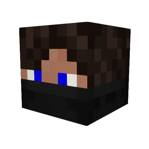 Mas0305 Minecraft avatar head, 3D render