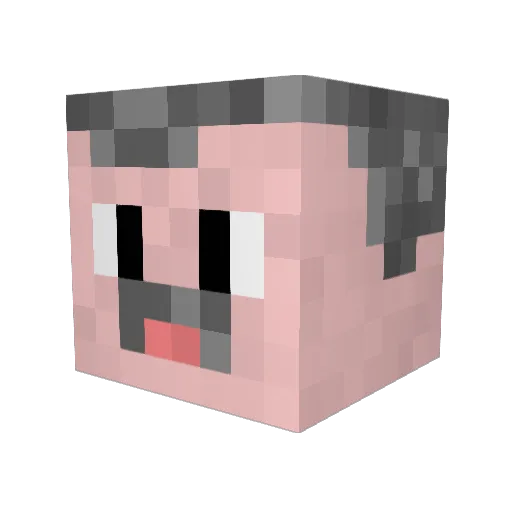 Minecraft-Avatar von MasDaddy: Kopf als 3D-Render