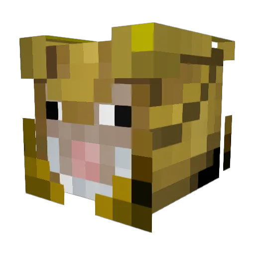 Masa_SUN Minecraft avatar head, 3D render