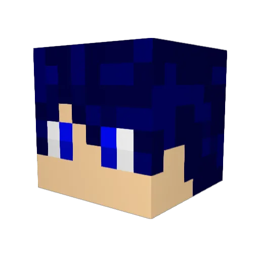 Masaki0426 Minecraft avatar head, 3D render