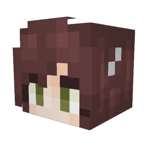 Masami90 Minecraft avatar head, 3D render