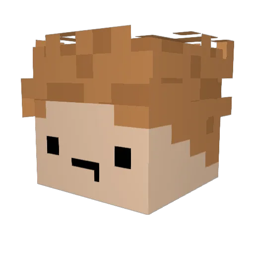 Masamoti7722 Minecraft avatar head, 3D render