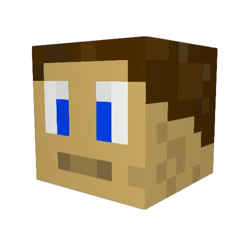 Maschy87 Minecraft avatar head, 3D render