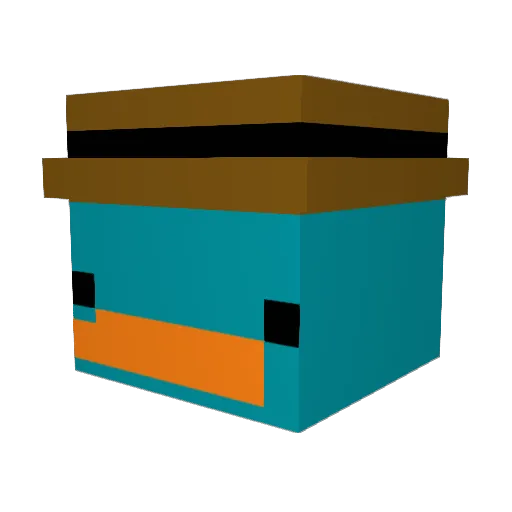 Masdog14 Minecraft avatar head, 3D render